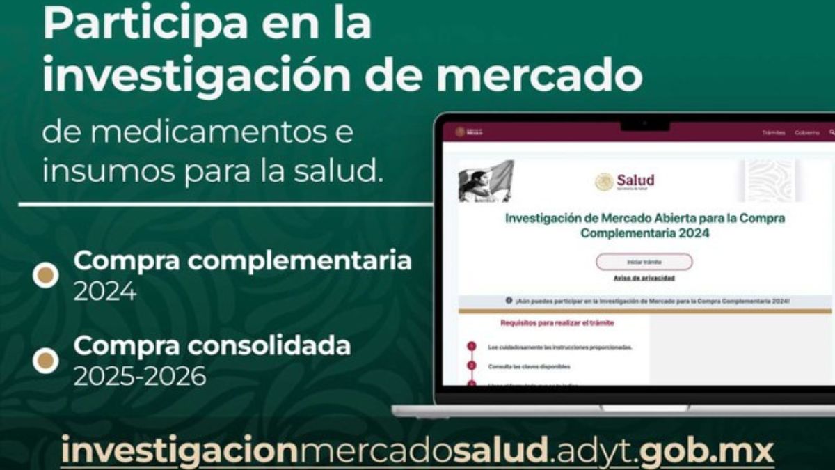 Secretaría de Salud de México lanza plataforma para investigación de mercado en compras de 2024