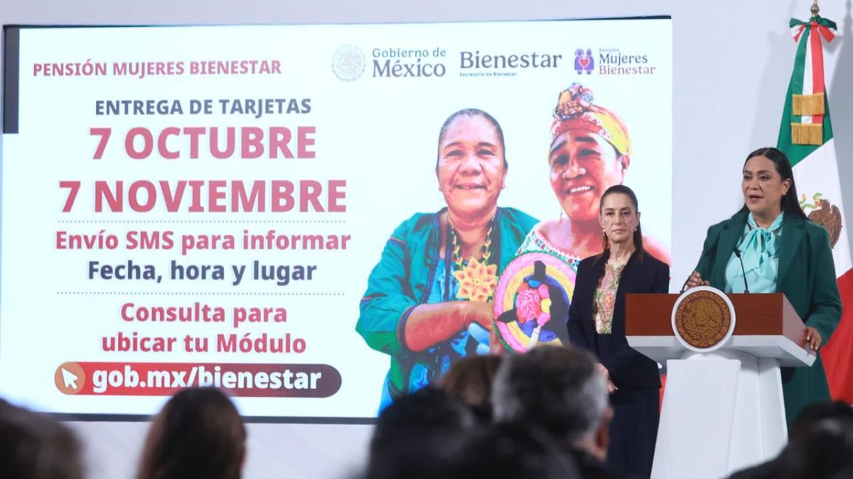 Mujeres Bienestar: casi 2 millones recibirán su tarjeta de pensión entre octubre y noviembre de 2025