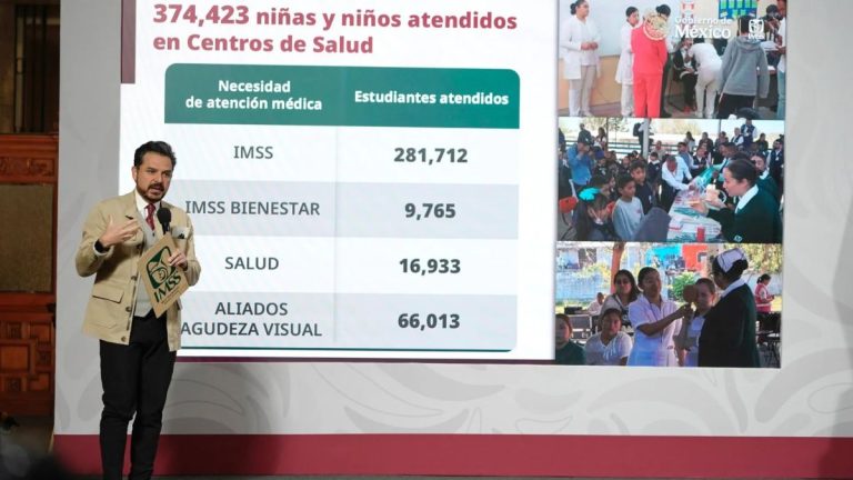 IMSS impulsa tamizaje nacional en primarias más de 6 millones de niñas y niños ya fueron valorados