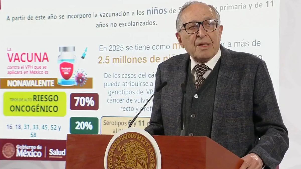 México avanza 42% en vacunación infantil contra el VPH y mantendrá la campaña activa hasta cumplir la meta nacional