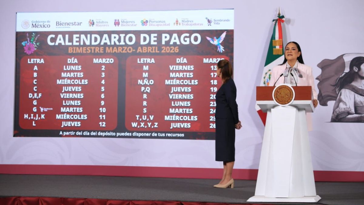 Pago Programas para el Bienestar marzo-abril 18 millones recibirán depósitos del 2 al 26 de marzo