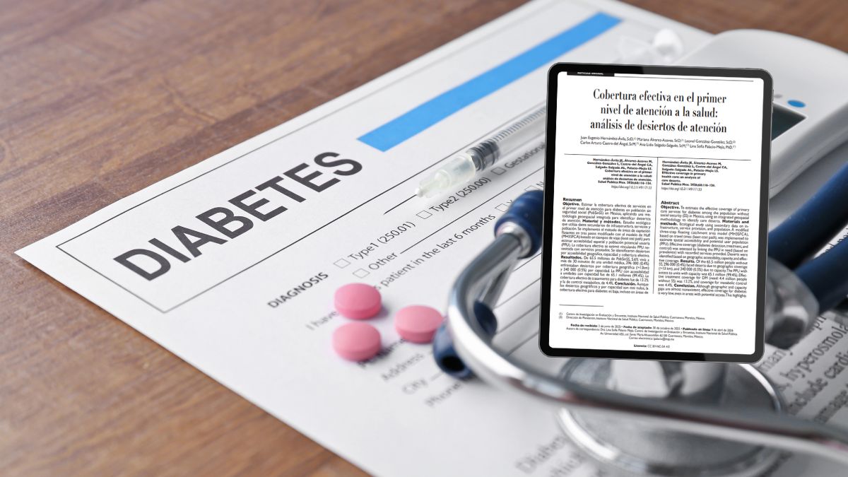 Cobertura efectiva en diabetes: México enfrenta desiertos de atención que van más allá de la geografía