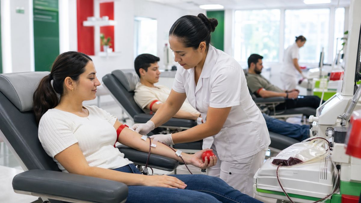 México registra aumento en la donación altruista de sangre
