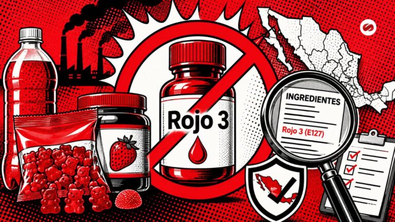 Rojo 3 sale de alimentos en México: Cofepris lo prohibe tras alerta por riesgo sanitario